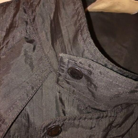 Urban Equipment Windbreaker Jacket Mens Large L Vintage Nylon Black Zipper Snaps - Picture 10 of 15